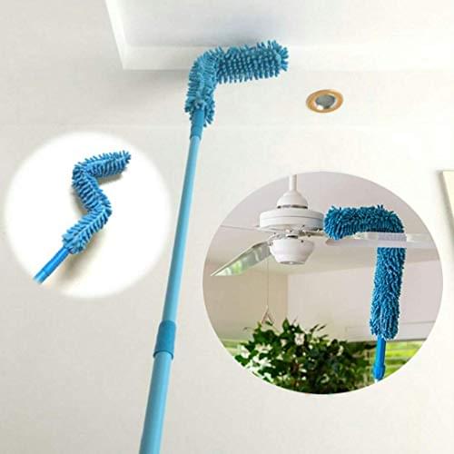 Flexible Feather Magic Microfiber Cleaning Duster Brush with Extendable Rod for Fan