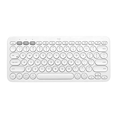 Logitech K380 Multi-Device Wireless Bluetooth Keyboard for Mac – Off White