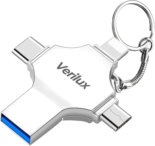 Verilux® Flash Drive 64GB 4 in 1 Pendri...