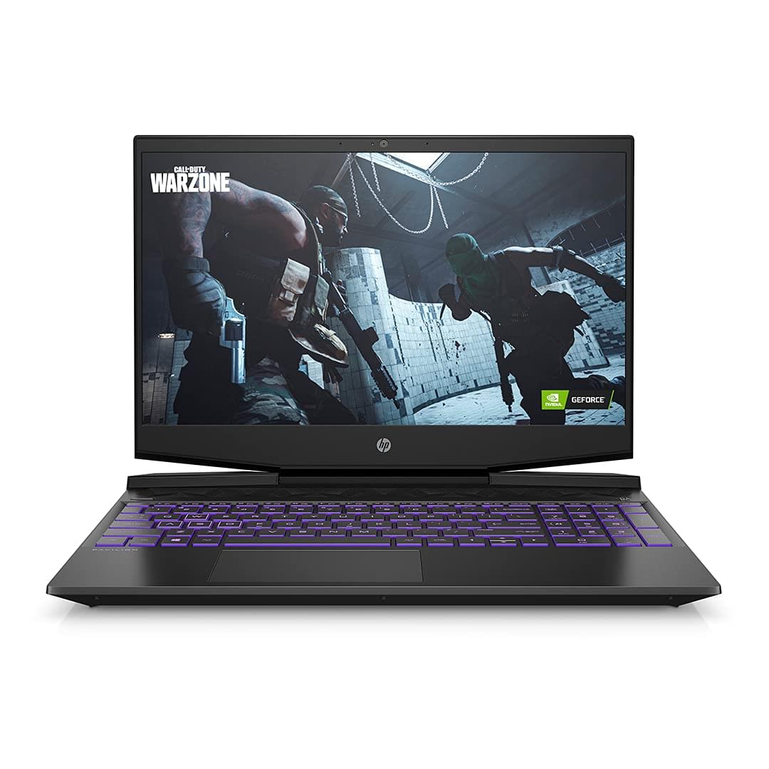 HP Pavilion Gaming 10th Gen Intel Core i5 Processor 39.62 cm(15.6-inch) FHD Gaming Laptop (8GB/512GB SSD + 32GB Intel Optane/Windows 10/NVIDIA 1650Ti 4GB/Shadow Black), 15-dk1508TX